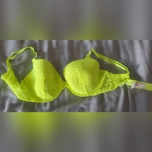 NWOT Victorias Secret Neon Yellow Bra